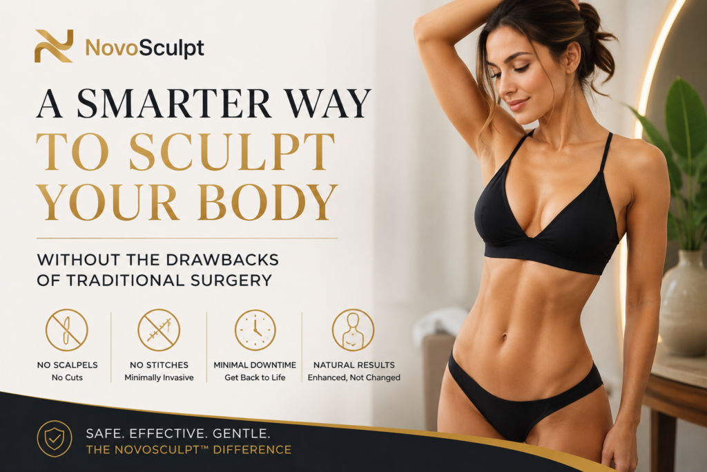 A Smarter Way to Sculpt Your Body Without the Drawbacks of Traditional Surgery – NovoSculpt body contouring in Greenwich, Connecticut.