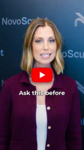 What You Must Ask Before Choosing a Plastic Surgeon video thumbnail featuring NovoSculpt patient advisor discussing how to evaluate aesthetic providers.